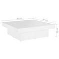 thumbnail image 4 of vidaXL Table Basse Blanc 90x90x28 cm Bois d'Ingénierie, 4 of 4