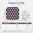 thumbnail image 4 of Yiaed Pink Groovy Disco Ball Print Car Front Windshield Sun Shade,Foldable Anti-UV Car Sunshade for Front Window for Most Vehicles-Large, 4 of 5
