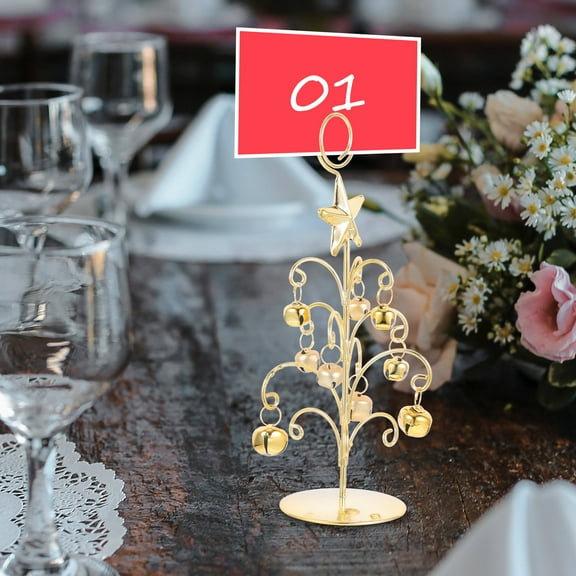 FRCOLOR  Xmas Table Number Stand Seating Card Holder Office Vacation