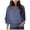 Navy, variant on Womens Blouses Dressy Casual Boat Neck Flowy Chiffon Blouses Poncho Batwing Tops (Pink, S)
