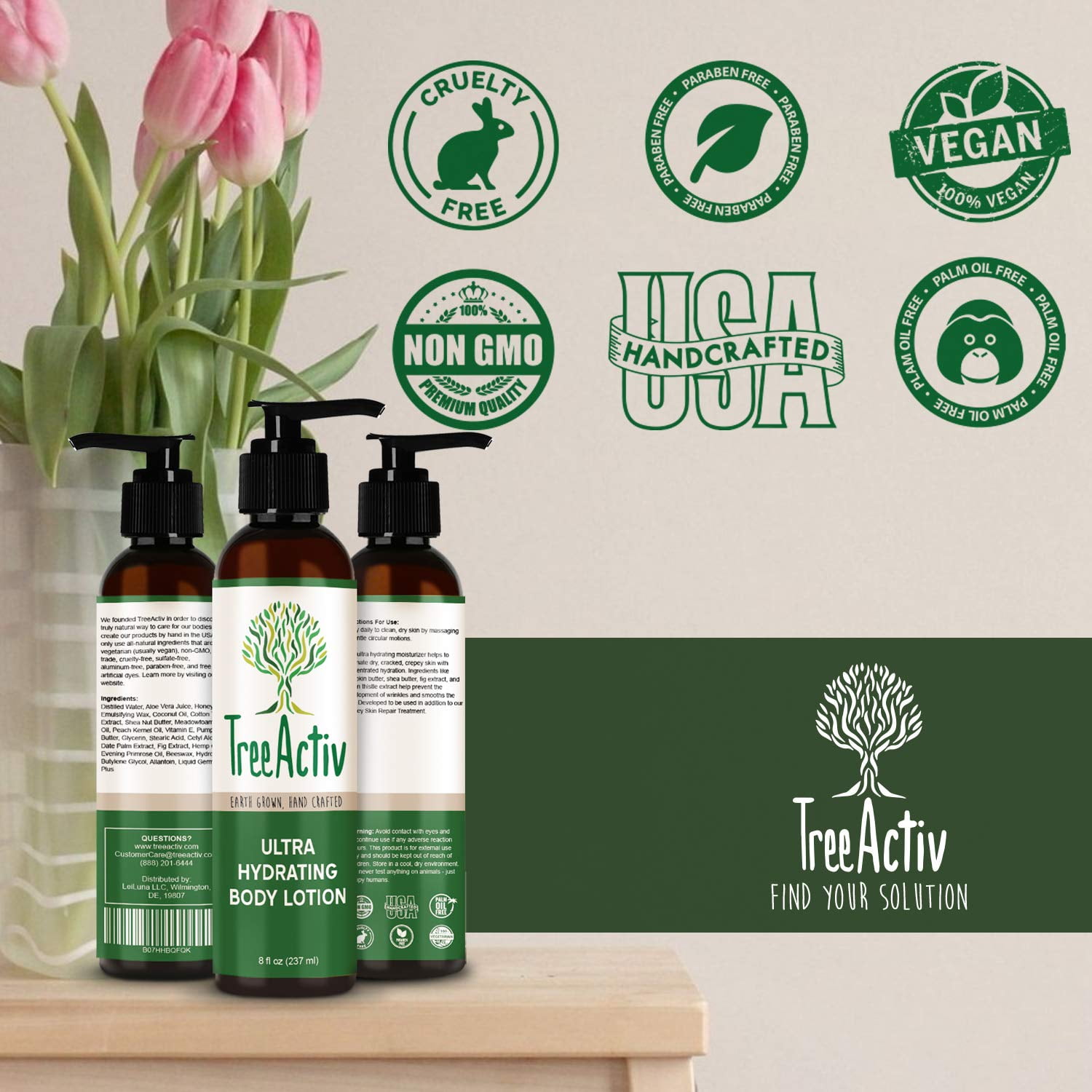 treeactiv body lotion