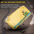 thumbnail image 2 of Funda protectora compatible con Nintendo Switch Lite, color verde, carcasa rígida transparente antigolpes con diseño de Animal Crossing, 2 of 5