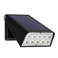 thumbnail image 2 of Solar Powered Wall Light 1Pack Ideal for Outdoor and Garden Use with Foldable Shape in Black Abs Material, 2 of 3