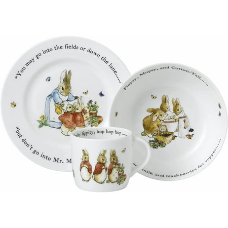 

Wedgwood Flopsy Mopsy 3-Piece dinnerware Set 1 Multi