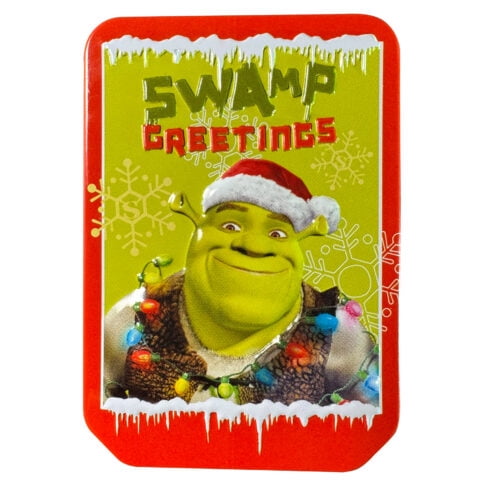 Shrek Sour Green Apple Holiday Candies, 12 Count, 1.0 oz Tin