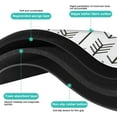 thumbnail image 6 of Dog Food Mat Absorbent Pet Feeding Mats Drying Mat for Food and Water Dog Accessories Pet Supplies 20''''x12''''…, black-3, 6 of 6