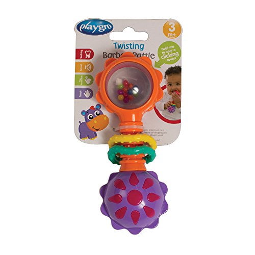 playgro twisting barbell rattle