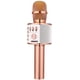 thumbnail image 1 of BONAOK Micrófono inalámbrico de karaoke Bluetooth, 3 en 1, portátil, micrófono de karaoke, máquina de altavoz, fiesta en casa, cumpleaños, para todos los teléfonos inteligentes, PC (Q37 oro rosa), 1 of 5