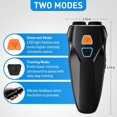 thumbnail image 2 of Dog Barking Control Device Ultrasonic Anti Barking Device with LED Flashlight 3 Modes Rechargeable Portable Stopper for Dogs Indoors Outdoors Silver Black Optional (Black), 2 of 5