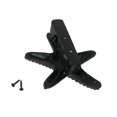 thumbnail image 3 of Moby Dick Specialties Rustic Black Enamel Cast Iron Coastal Starfish Door Knocker Sea Star, 3 of 5