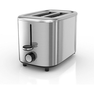 2-Slice Toaster with 7 Toast Shade Settings, Extra-Wide Slots for Bagels, Stainless Steel Exterior Finish