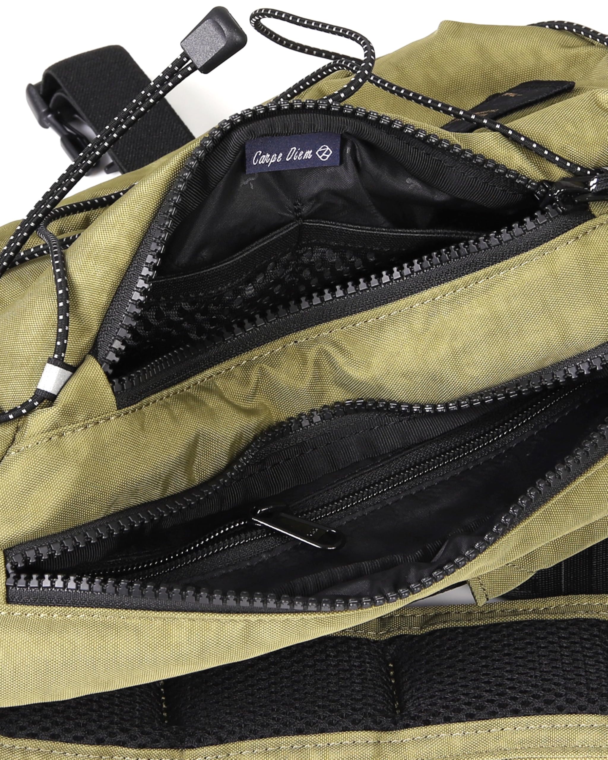 ZIMEGO Tactical Fanny Pack and Crossbody Bag - Utility Sling Bag for Travel and Outdoor, Olive Green