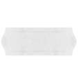 thumbnail image 5 of HOME WEAVERS Waterford Collection Cotton Bath Runner Rug, 22" x 60", Light Gray, 5 of 9