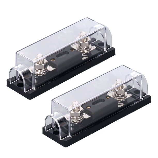 Portafusibles para estéreo de automóvil, 2 piezas de fusibles de audio Portafusibles de audio para automóvil Bloque de fusibles de audio Creado con maestría