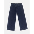 thumbnail image 2 of Wonder Nation Girls Crossover Waist Wide Leg Jeans, Sizes 5-18, 2 of 5