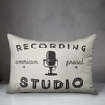 thumbnail image 3 of Creative Products White Recording Studio 14x20 Indoor / Outdoor Pillow, 3 of 3