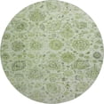 thumbnail image 2 of Addison Rugs Mayfield Premium Machine Washable Transitional Damask Aloe Round Rug, 8' x 8', 2 of 6