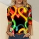 thumbnail image 2 of Blusa informal de manga larga con cuello redondo y estampado de amor para mujer Fridja  hkj2705, 2 of 5