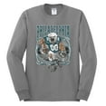 thumbnail image 2 of Wild Bobby, Philadelphia Fan | PHI Fantasy Football ,Sports, Men Long Sleeve Shirt, Heather Grey, Large, 2 of 4