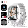 thumbnail image 1 of Colmi P28plus Plateado Smartwatch Con Llamadas De Voz, Ip68 Impermeable, Reloj Inteligente Con Pantalla Táctil Hd De 1,9", Lectura De Información, Vigilancia De La Salud, Apto Para Hombre Y Mujer, 1 of 8