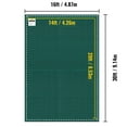 thumbnail image 6 of VEVOR Inground ;Pool Safety Cover, 16ftx 30 ft;Rectangular Winter Pool Cover,&nbsp;Triple Stitched, High Strength Mesh PP Material with Good Rain Permeability, Installation Hardware Included, Green, 6 of 9