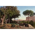 thumbnail image 3 of Jean-Achille Benouville 24x17 Black Modern Framed Museum Art Print Titled - Colosseum Viewed from the Palatine (1844), 3 of 5