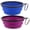 34oz-Blue&Purple, variant on General Large Collapsible Dog Bowls, 34oz Travel Water Food Bowls Portable Foldable Collapse Dishes with Carabiner Clip, 2 Pack (Green+Blue)