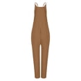 thumbnail image 7 of Babysbule V Neck Sleeveless Jumpsuits for Women Summer Spaghetti Straps Harem Long Pants Overalls With Pockets, 7 of 7