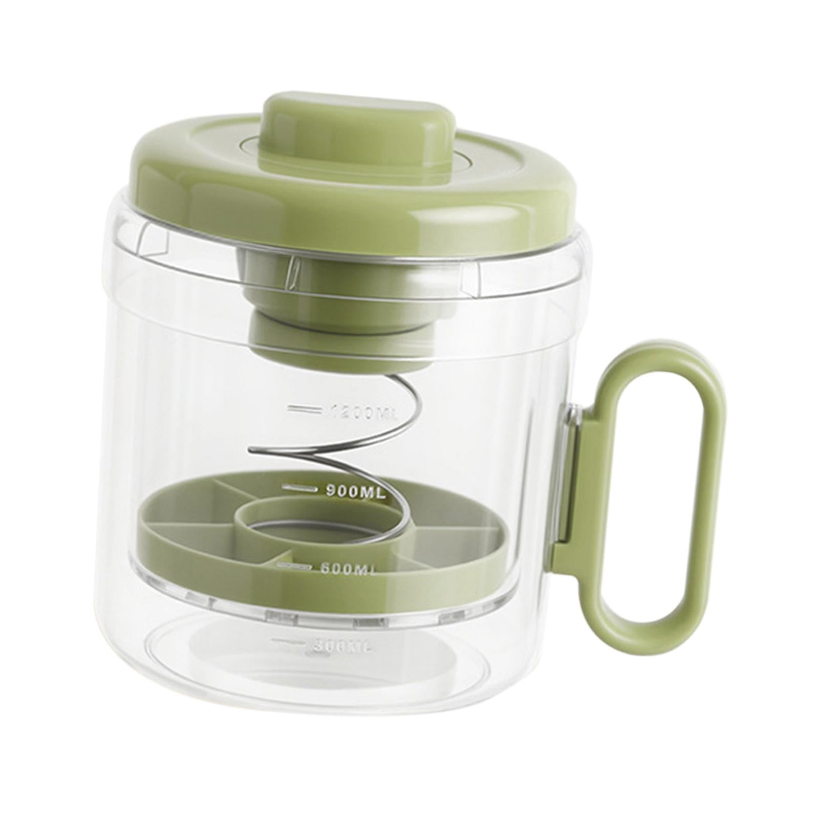 YWMJZEU Yogurt Strainer Quick Yoghurt Maker for Soup Thick Greek Yogurt Soybean Milk Green