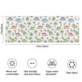 thumbnail image 3 of Dinosaur and Pineapple White Pattern Non Slip Microfiber Bathroom Rugs, Soft Rubber Backing Bath Mats for Bathroom Floor Tub and Shower,17"x47", 3 of 5
