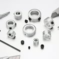 thumbnail image 6 of Uxcell 6 Pack Set-Screw Collars 6mm Bore, Aluminum Alloy Shaft Collars, 12mm OD, 8mm Width Axle Collar Clamp for Linear Rod Shaft Guide, 6 of 6