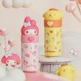 thumbnail image 5 of Sanrio 350ml Stainless Steel Thermos Water Bottle 316 Hello Kitty Kawaii Kuromi Cinnamoroll Melody Kids Water Bottle,Purple, 5 of 5
