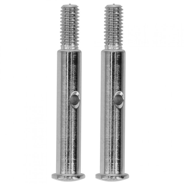 Eje delantero de Metal duradero de 2 uds para accesorio de actualización de coche TRXXAS SLASH 2WD RC 3637S plateado