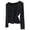 04-Black, variant on Diufon Womens White Cardigan Lightweight Plus Size Long Sleeve Lace Crochet Shrug Fashion Button Down Cardigan
