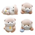 thumbnail image 4 of 2 estatuas pequeñas de nutria para monitor de computadora, decoración, multifunción, adorables y divertidas. Estilo C, 4 of 9