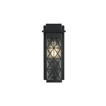 Elegant Lighting Wildey 7 inch Outdoor Pendant in Black