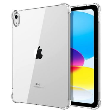 EleHold Clear Case for New iPad 10th Generation 2022 10.9 inch, Ultra Transparent Soft TPU Cover with Shockproof Corner for iPad (2022)