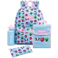 thumbnail image 1 of Minecraft Girl'S Schoolbag Set, Blue, One Size, 1 of 3