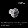 thumbnail image 3 of Unique Bargains M5x8mm Plastic Phillips Machine Screws, PC Flat Head Machine Bolts 25 Pack, 3 of 4
