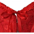 thumbnail image 3 of Women Lace Up Back Sexy Floral Corset For Women Lingerie Bustier Top Plus Size, 3 of 5