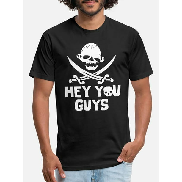 Camiseta negra de manga corta con estampado "Hola chicos" (3168) para adultos, hombres, mujeres, adolescentes, jóvenes y ocio.