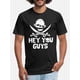 thumbnail image 1 of Camiseta negra de manga corta con estampado "Hola chicos" (3168) para adultos, hombres, mujeres, adolescentes, jóvenes y ocio., 1 of 6