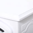 thumbnail image 2 of Resenkos Electric Fireplace Heater, Realistic Flame Effect Overheat Protection, White, 2 of 8