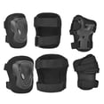 thumbnail image 2 of Ensemble de Protection pour Patinage, Ensemble de Protection pour Patin à Roulettes Robuste et Durable pour les Amateurs de Patinage Extrême Noir, 2 of 8