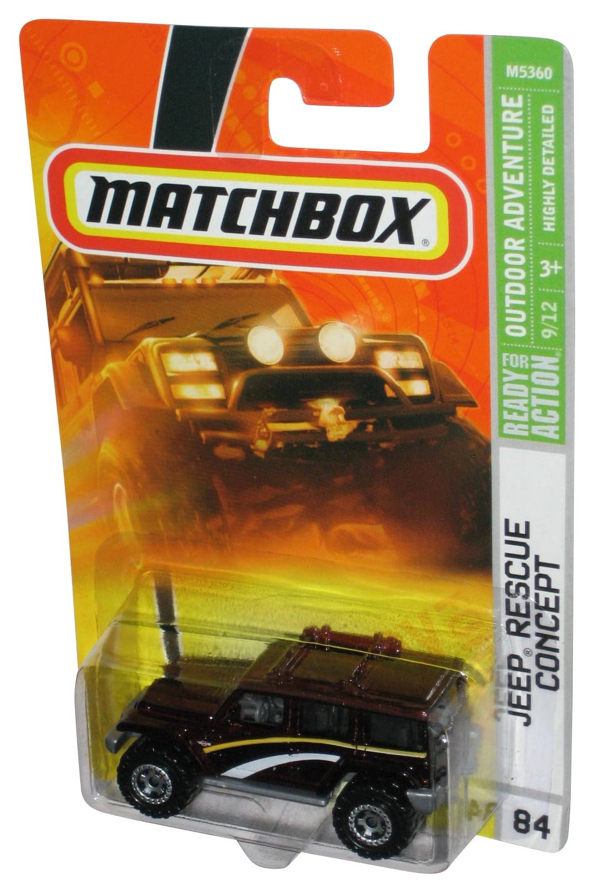 Matchbox X-Treme Rescue (2000) Red 2002 Jeep Liberty Toy #71/75