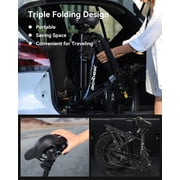 Electric Bike for Adults, 20 Fat Tire Folding Ebike with 500W Motor, 7 Speed 25MPH 48V 13.5AH, Adjustable Bike Stem,(Black)