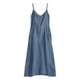thumbnail image 5 of zbxnLI Women's Maxi Dress Spaghetti Strap Casual Loose Long Dresses with Pockets Summer Beach Vacation Sundress, 5 of 7