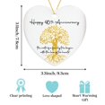40th Wedding for Couple OIF8 Ornament Keepsake Sign Heart Plaque 40th