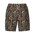 thumbnail image 4 of Lsque Mens Swim Trunks Daisies Flowers Pattern - Bathing Suit Compression Liner - Beach Swim Shorts Swimwear - (S-3XL) - Stretch Quick Dry -3X-Large, 4 of 9