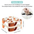 thumbnail image 5 of Squirrel Travel-Portable Square Jewelry Organizer Storage Box - Rings, Earrings, Necklaces, and Bracelets Holder for Girls and Women, 5 of 6
